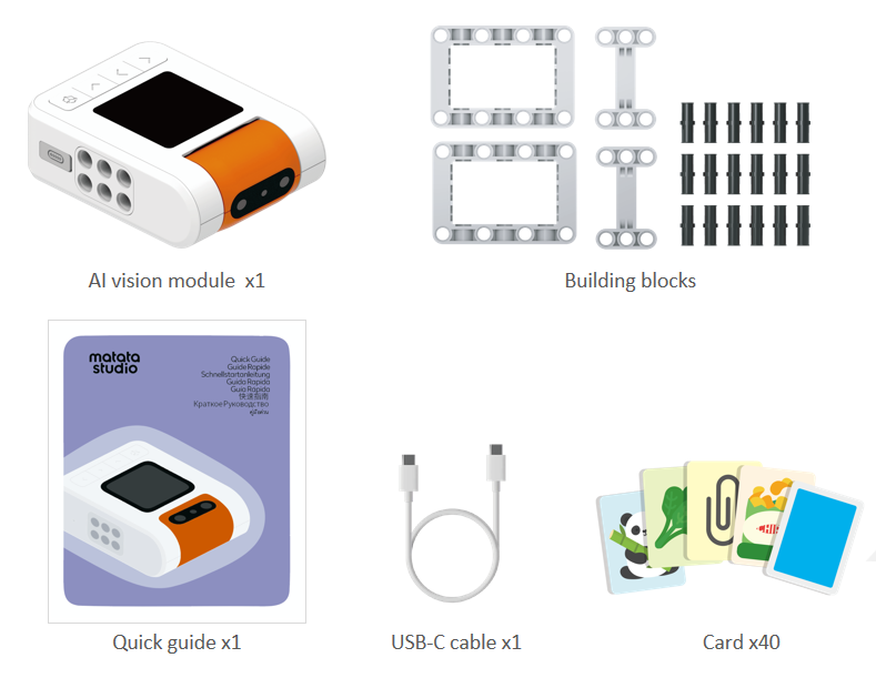 MatataStudio AI Vision Kit for VinciBot - Matatalab